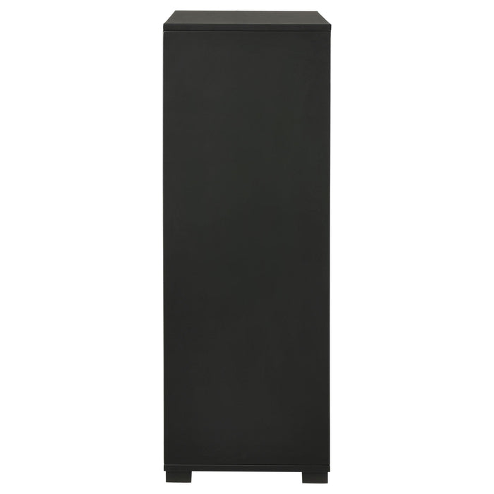 Blacktoft 5-drawer Bedroom Chest Black