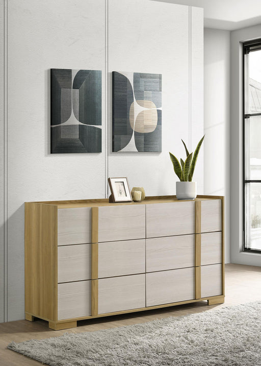 Hyland 6-drawer Dresser Natural