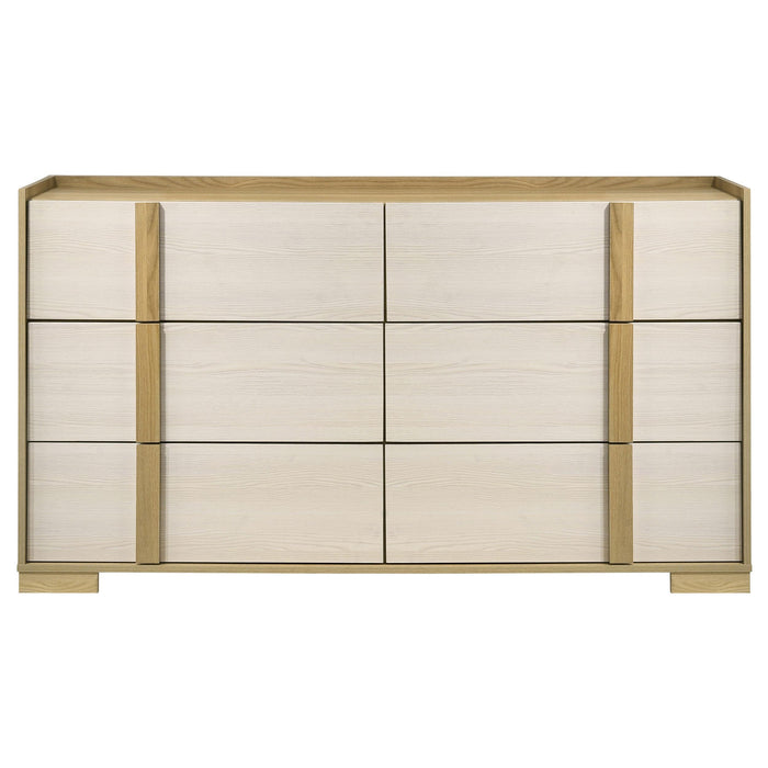 Hyland 6-drawer Dresser Natural