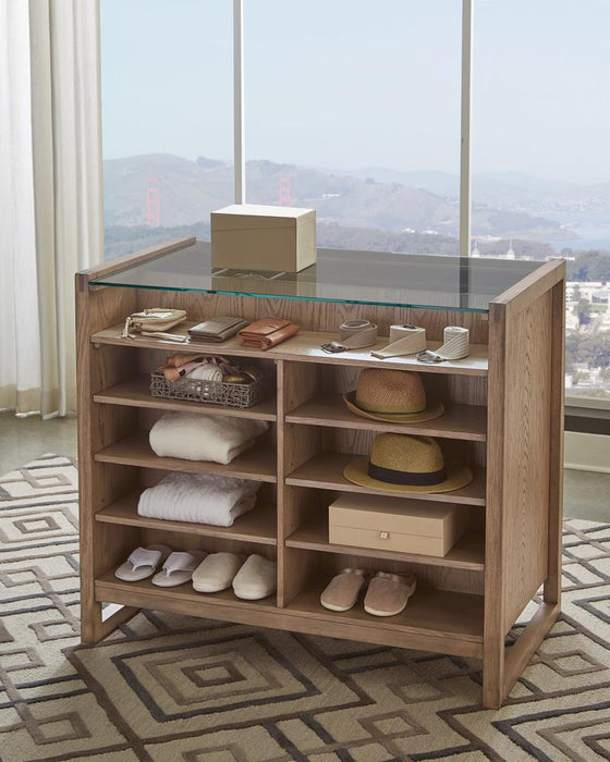 Smithson 5-drawer Chest of Drawers Grey Oak