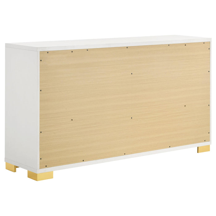 Marceline 6-drawer Dresser White