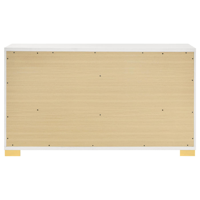 Marceline 6-drawer Dresser White