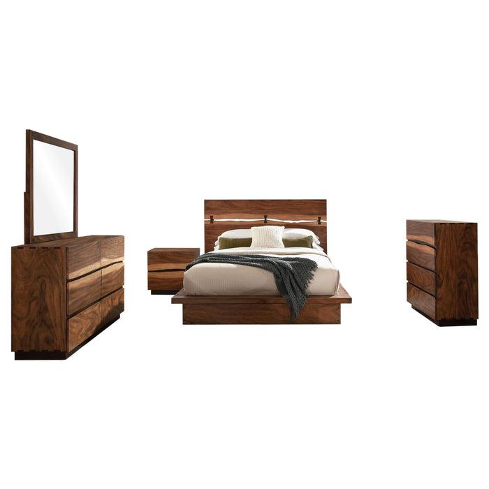 Winslow 5-piece Queen Bedroom Set Smokey Walnut