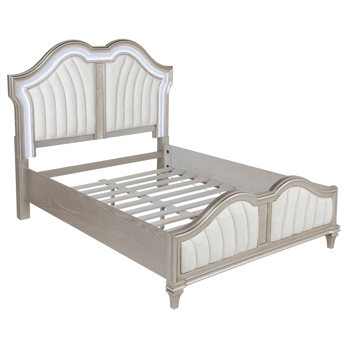 Evangeline 5-piece Queen Bedroom Set Silver Oak