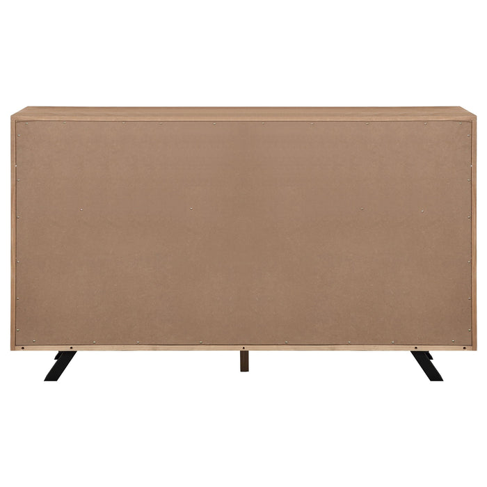 Taylor 7-drawer Dresser Light Honey Brown