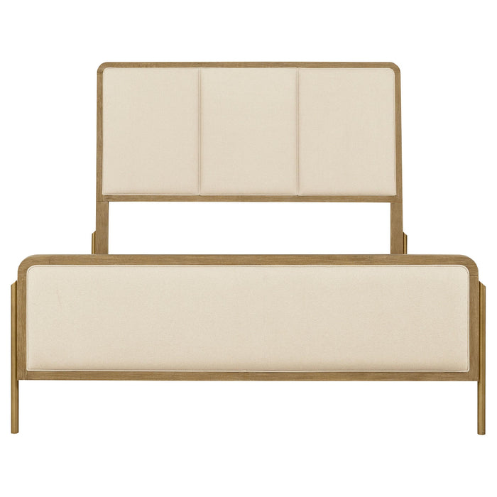 Arini 56-inch Queen Panel Bed Cream and Sand Wash