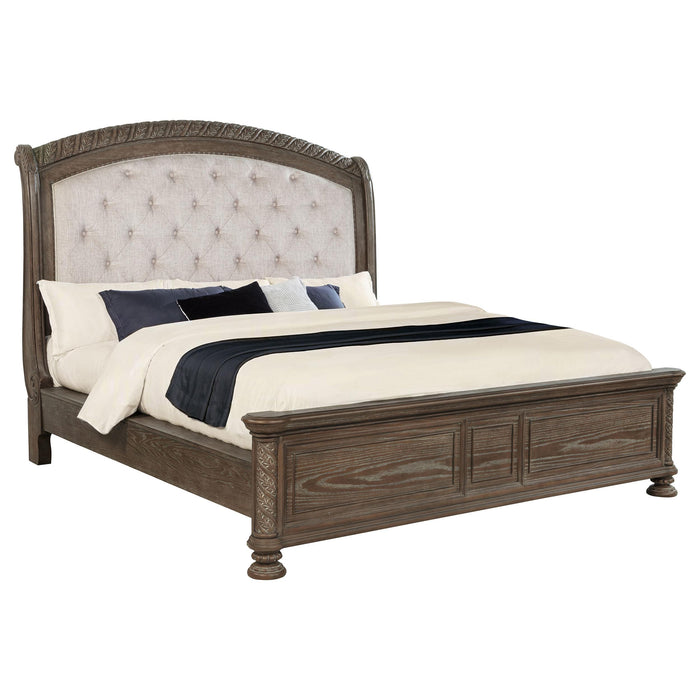 Emmett Wood California King Sleigh Bed Walnut