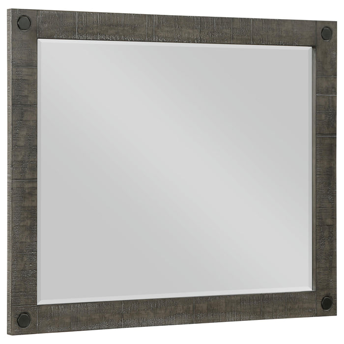Lilith Dresser Mirror Distressed Grey