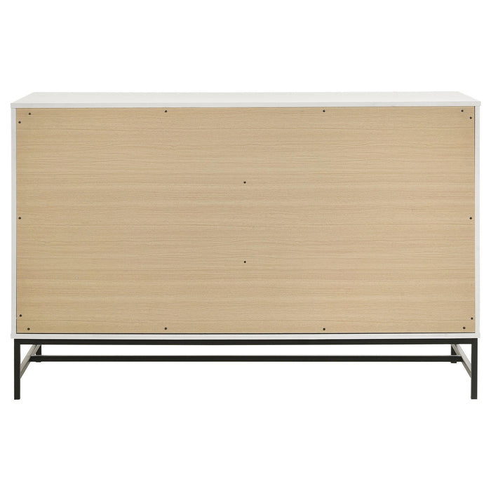 Sonora 6-drawer Bedroom Dresser White