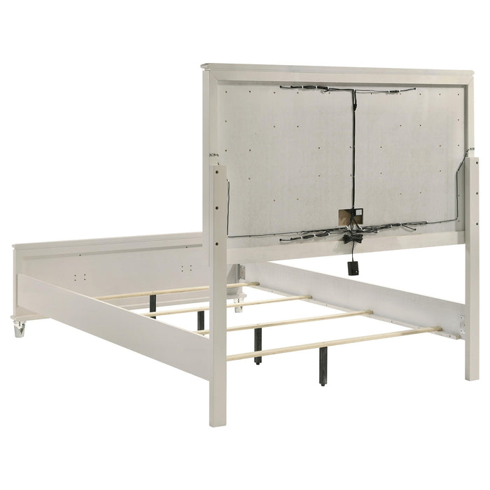 Olivia 4-piece Queen Bedroom Set Pearl White