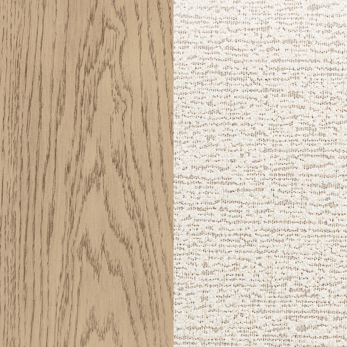 Kailani 49-inch California King Wingback Bed Beige Oak