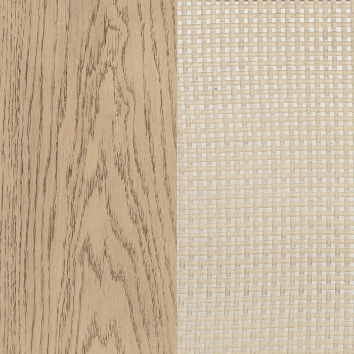 Kailani 9-drawer Dresser and Mirror Beige Oak