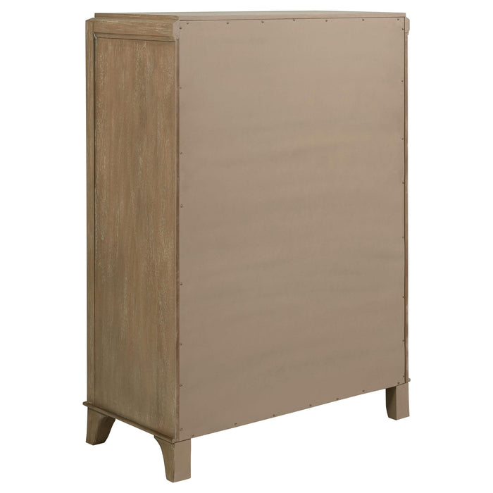 Revello 6-drawer Bedroom Chest of Drawers Washed Mango