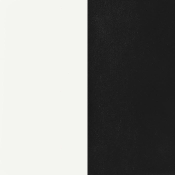 Retro 5-piece Round Dining Table Set White and Black