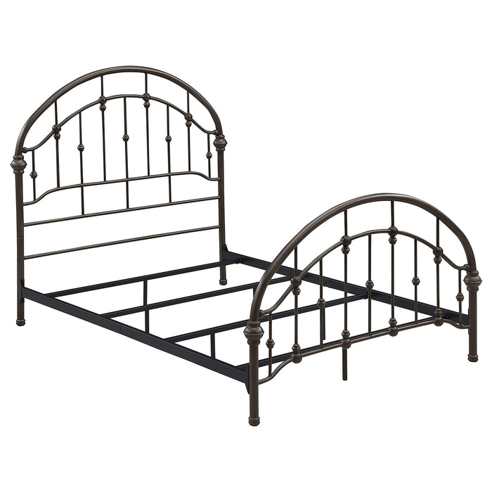 Rowan Metal Full Open Frame Bed Dark Bronze