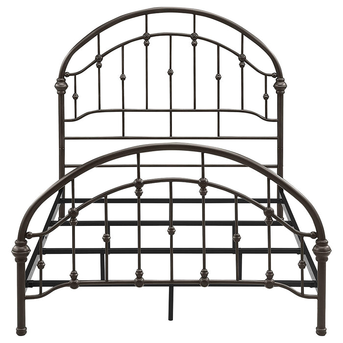 Rowan Metal Full Open Frame Bed Dark Bronze