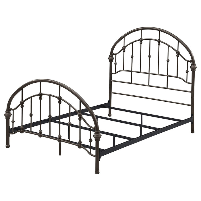 Rowan Metal Full Open Frame Bed Dark Bronze