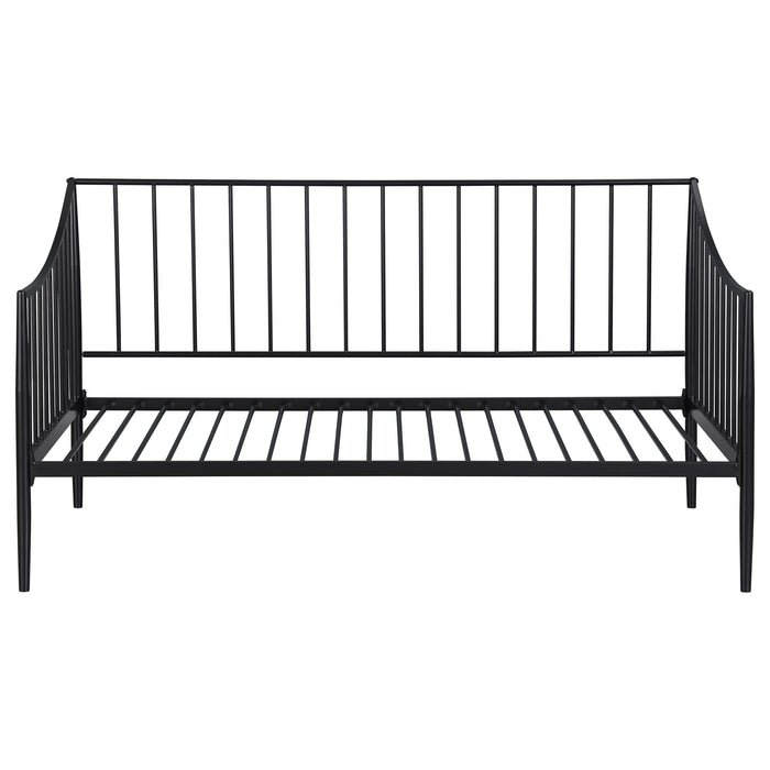 Newbury Metal Twin Daybed Bed Frame Matte Black