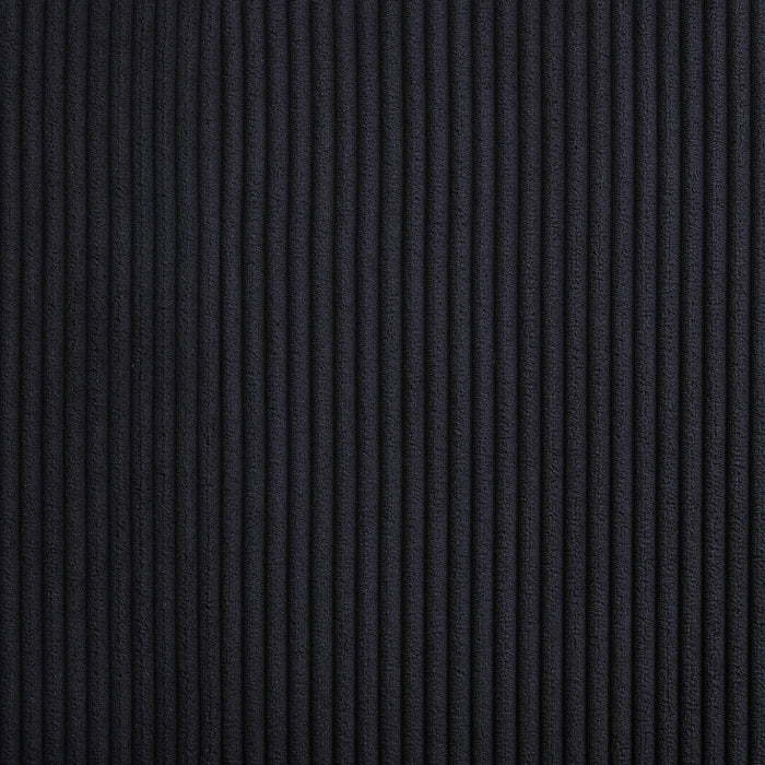 Tisdall Upholstered Eastern King Flame Visualizer Bed Black