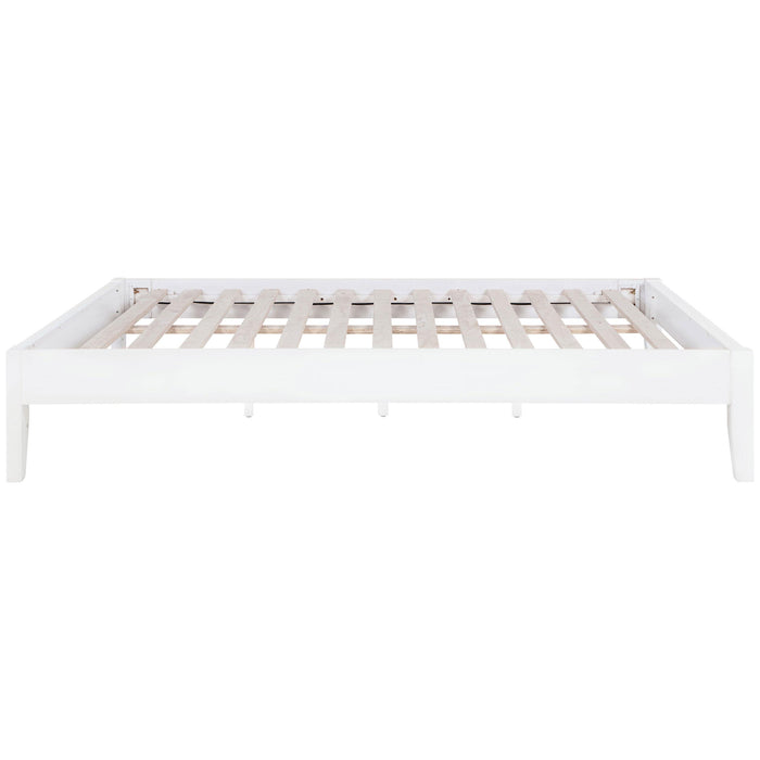 Hounslow Full Universal Platform Bed White