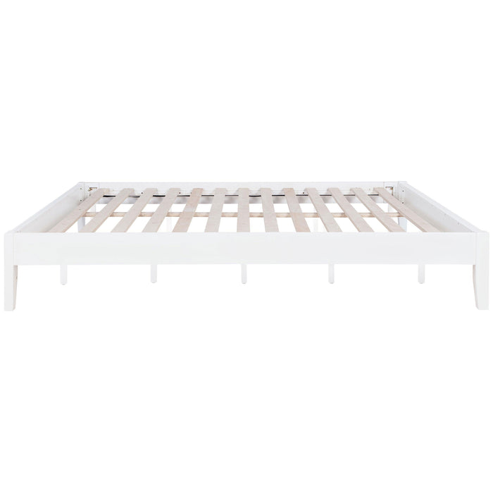 Hounslow Eastern King Universal Platform Bed White