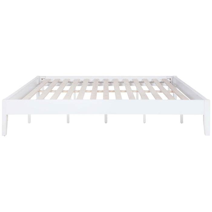 Hounslow California King Universal Platform Bed White