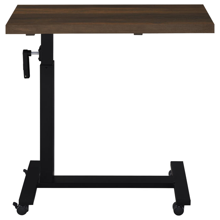 Westpark Height Adjustable Mobile Bedroom C-Table Dark Pine