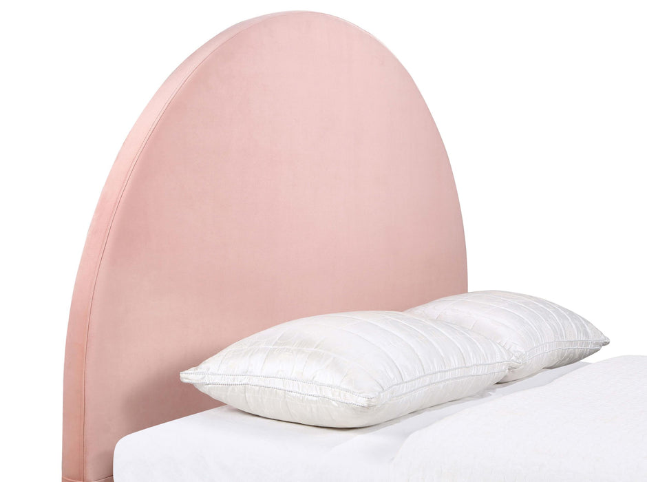 June Upholstered Queen or Full Panel Headboard Blush