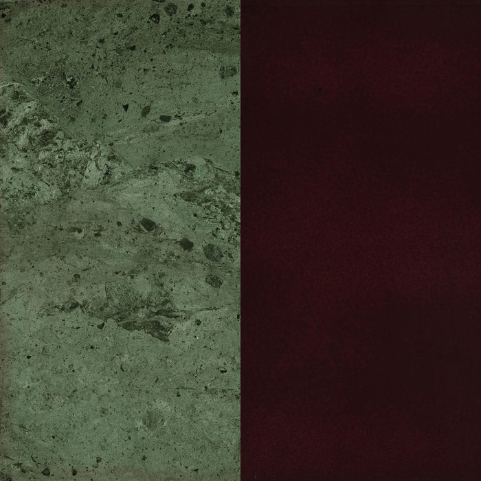 Edite Round Marble Top Plant Stand Merlot