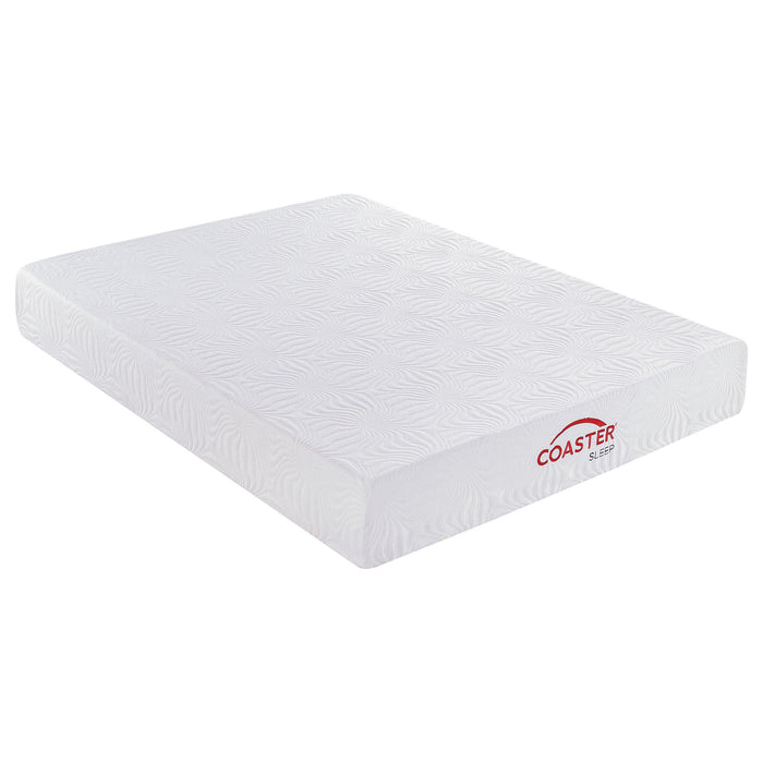 Key 10-inch Full Memory Foam Mattress White