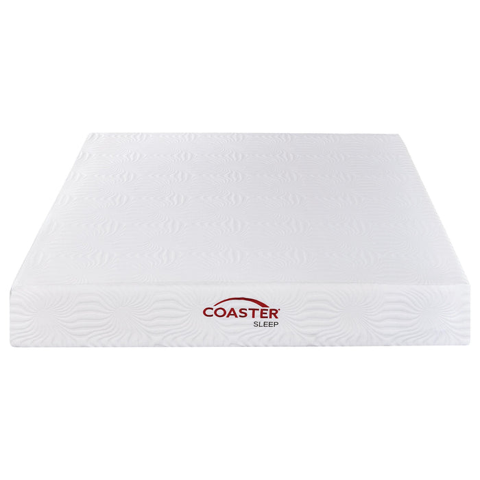 Ian 12-inch Eastern King Memory Foam Mattress White