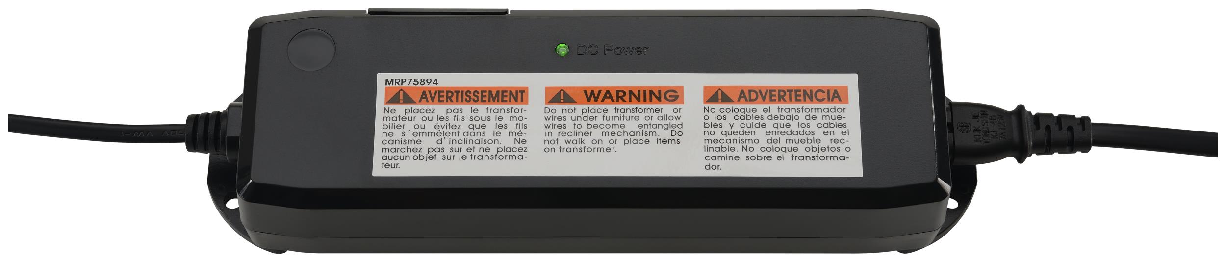 Clara California King Adjustable Bed Base Grey and Black