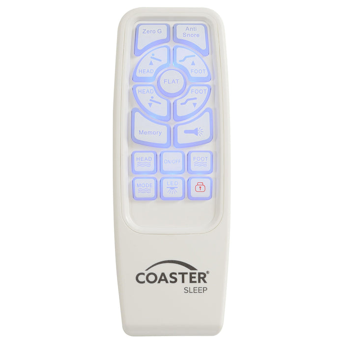 Negan California King Adjustable Bed Base Grey and Black