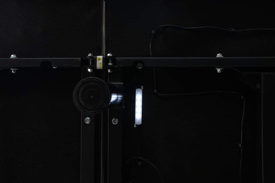 Negan Twin Extra Long Adjustable Bed Base Grey and Black