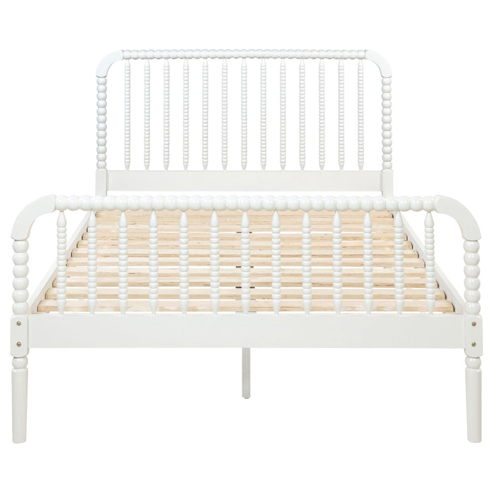 Jones Wood Full Open Frame Bed White