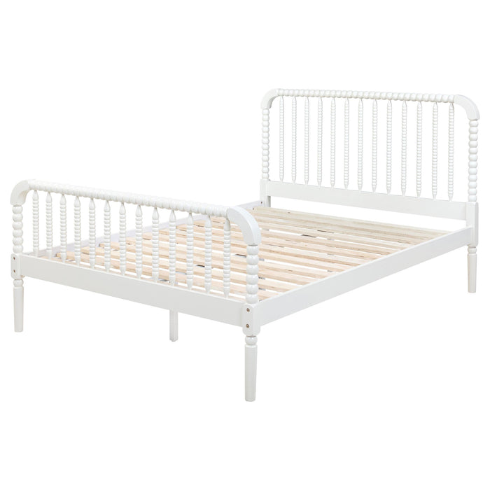 Jones Wood Full Open Frame Bed White