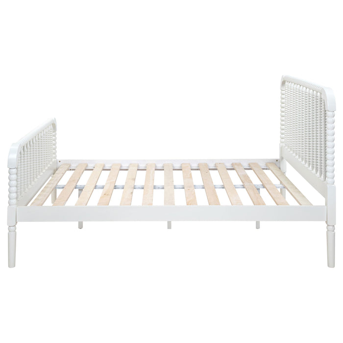 Jones Wood Full Open Frame Bed White
