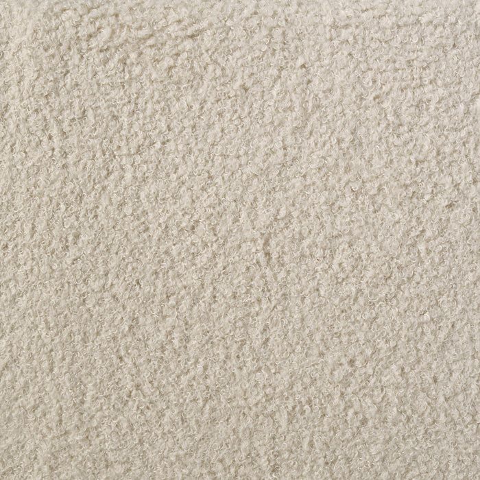 Madison Upholstered LED Full Storage Platform Bed Cream