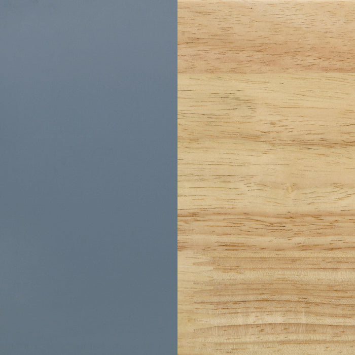 Frankie Twin Over Twin Bunk Bed with 7-inch Mattresses Blue