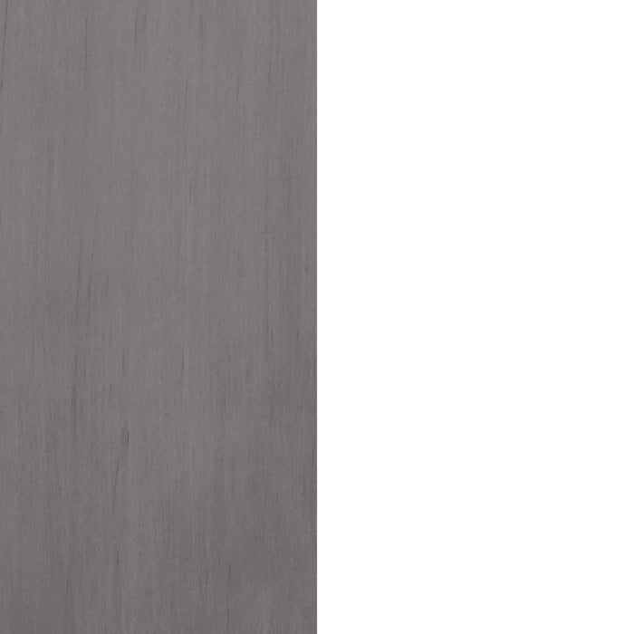 Alma 3-drawer Storage Bench White and Weathered Grey