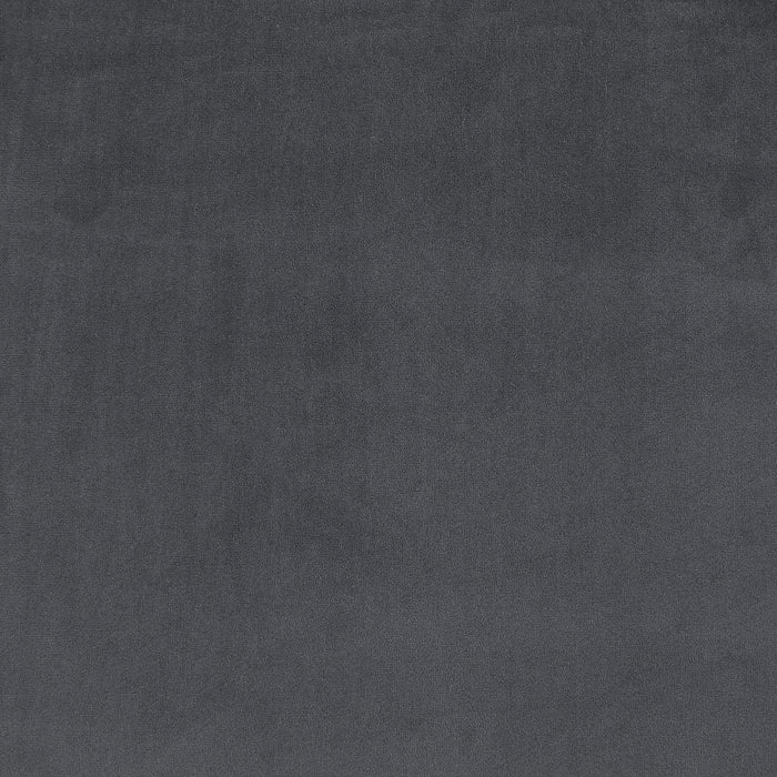 Brookside Velvet Upholstered Curved Sofa Dark Grey