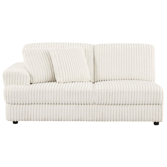 Emberson Upholstered LAF Loveseat Ivory