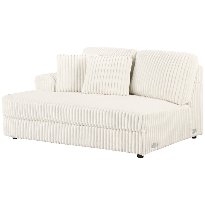 Emberson Upholstered LAF Loveseat Ivory