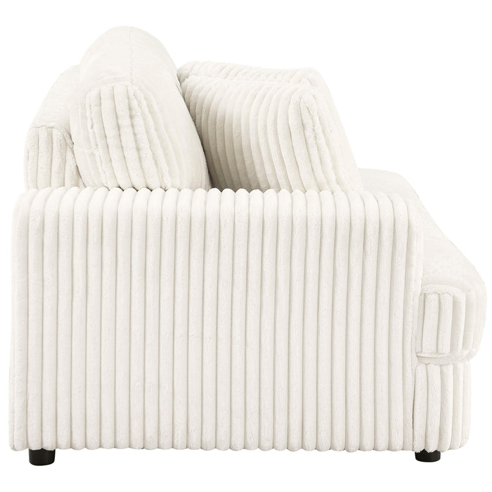 Emberson Upholstered LAF Loveseat Ivory