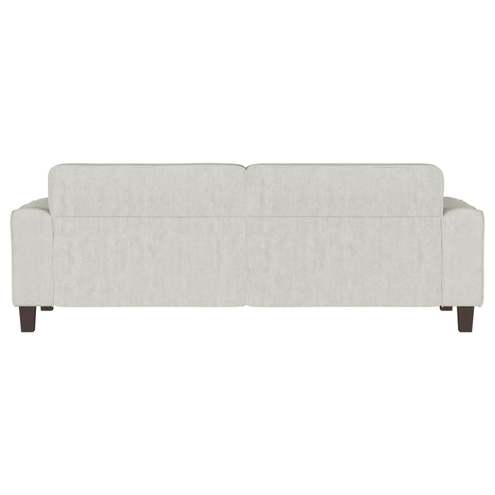 Deerhurst Upholstered Track Arm Tufted Sofa Greige