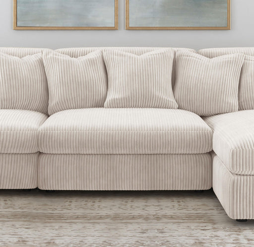 Blaine Upholstered Armless Chair Sand