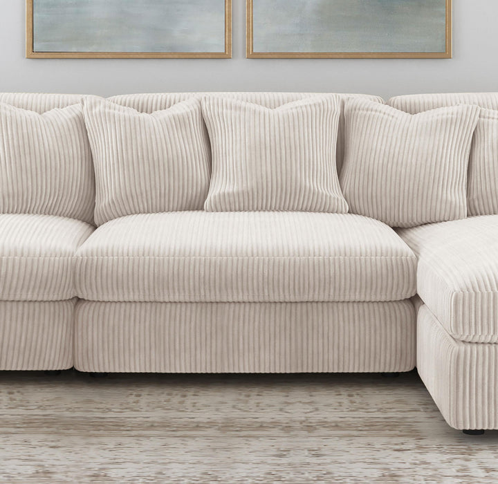 Blaine Upholstered Armless Chair Sand