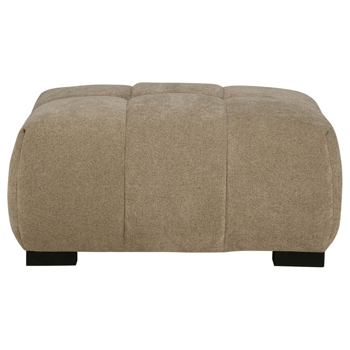Octavia Upholstered Rectangular Ottoman Camel
