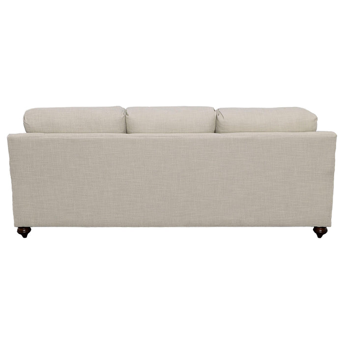 Glenn 3-piece Upholstered Sofa Set Light Grey and Blue