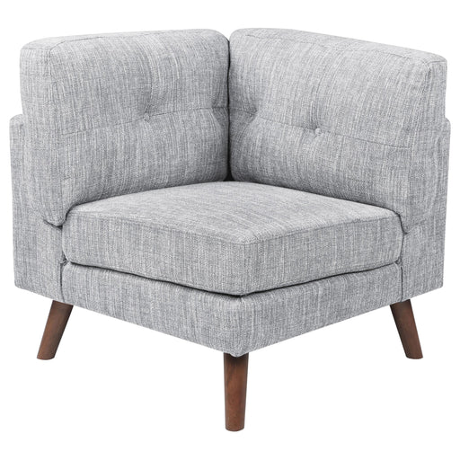 Churchill Upholstered Corner Chair Grey